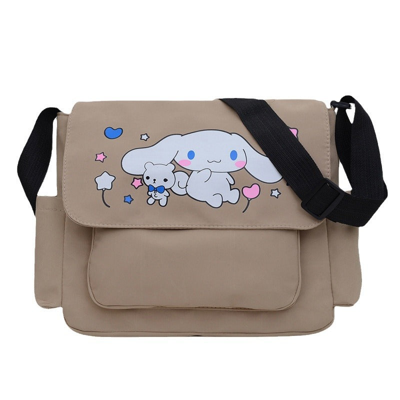 Women's Printed Large Capacity Simple Tuition Shoulder Bags