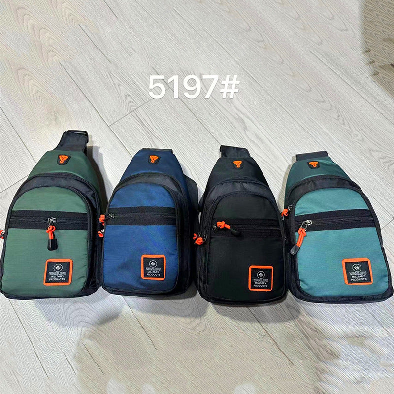 Men's January Oxford Water-repellent Cloth Fashion Men's Chest Bags