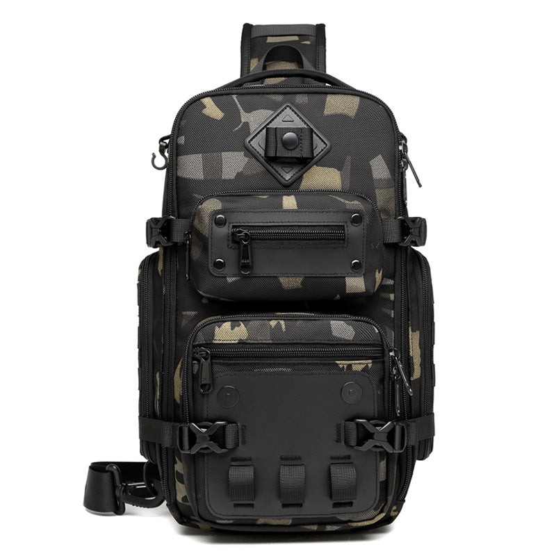Elegant Durable Men's Tactics Large Capacity Men's Chest Bags