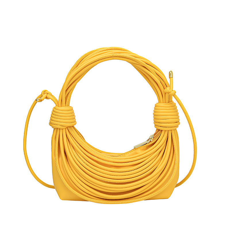 Women's Good Texture Woven Knot Multi Colors Crossbody Bags