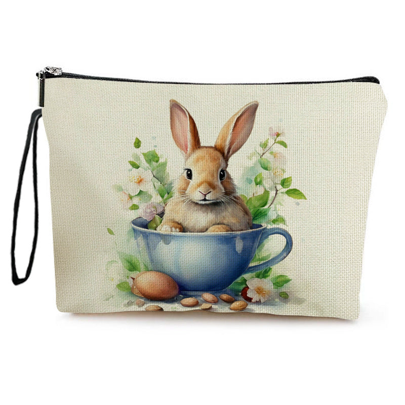 Easter Carrying Home Zipper Wash Storage Cosmetic Bags