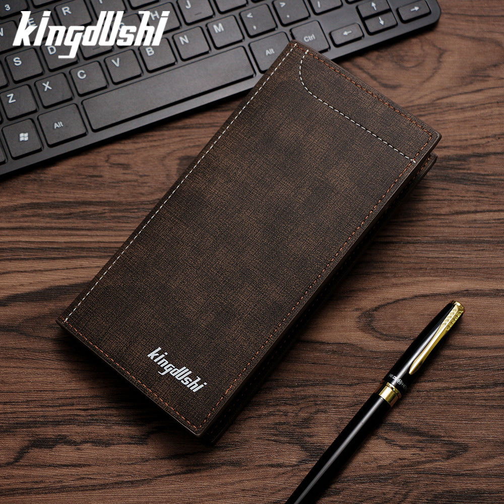 Men's Mid-length Hand Holding Suit Multiple Slots Coin Purses