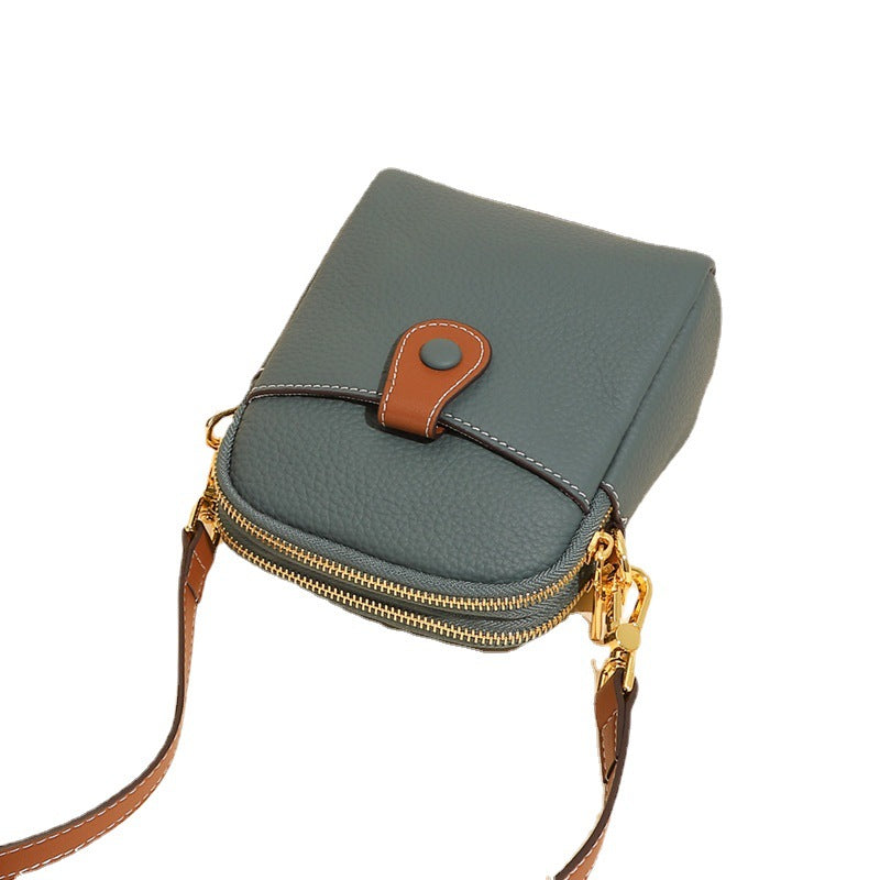Women's Niche First Layer Leather Multifunctional Crossbody Bags