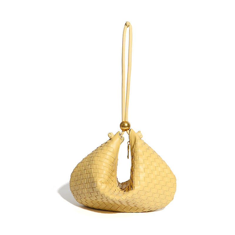 Women's Fashion Underarm Fresh Solid Color Dumpling Shoulder Bags