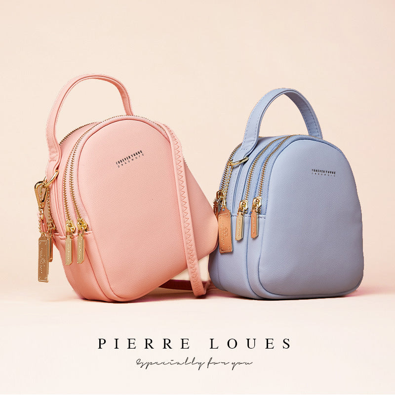 Women's Pierre Korean Style Solid Color Simple Backpacks