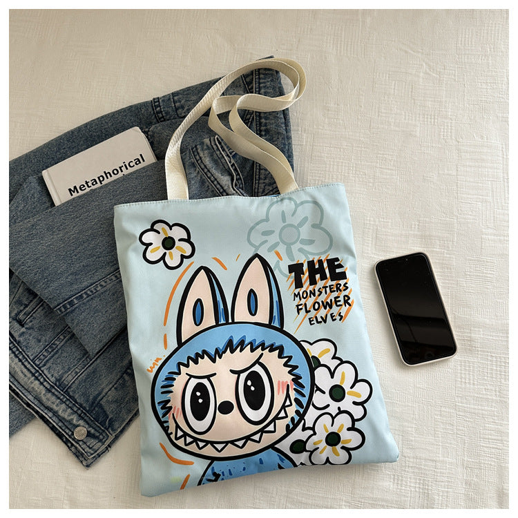 Women's Cartoon Automobiles Curtain Cloth Peripheral Tuition Shoulder Bags