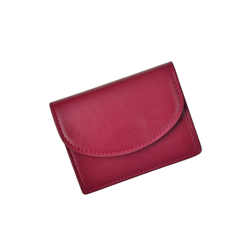 Women's Korean Style Solid Color Simple Ladies Wallets