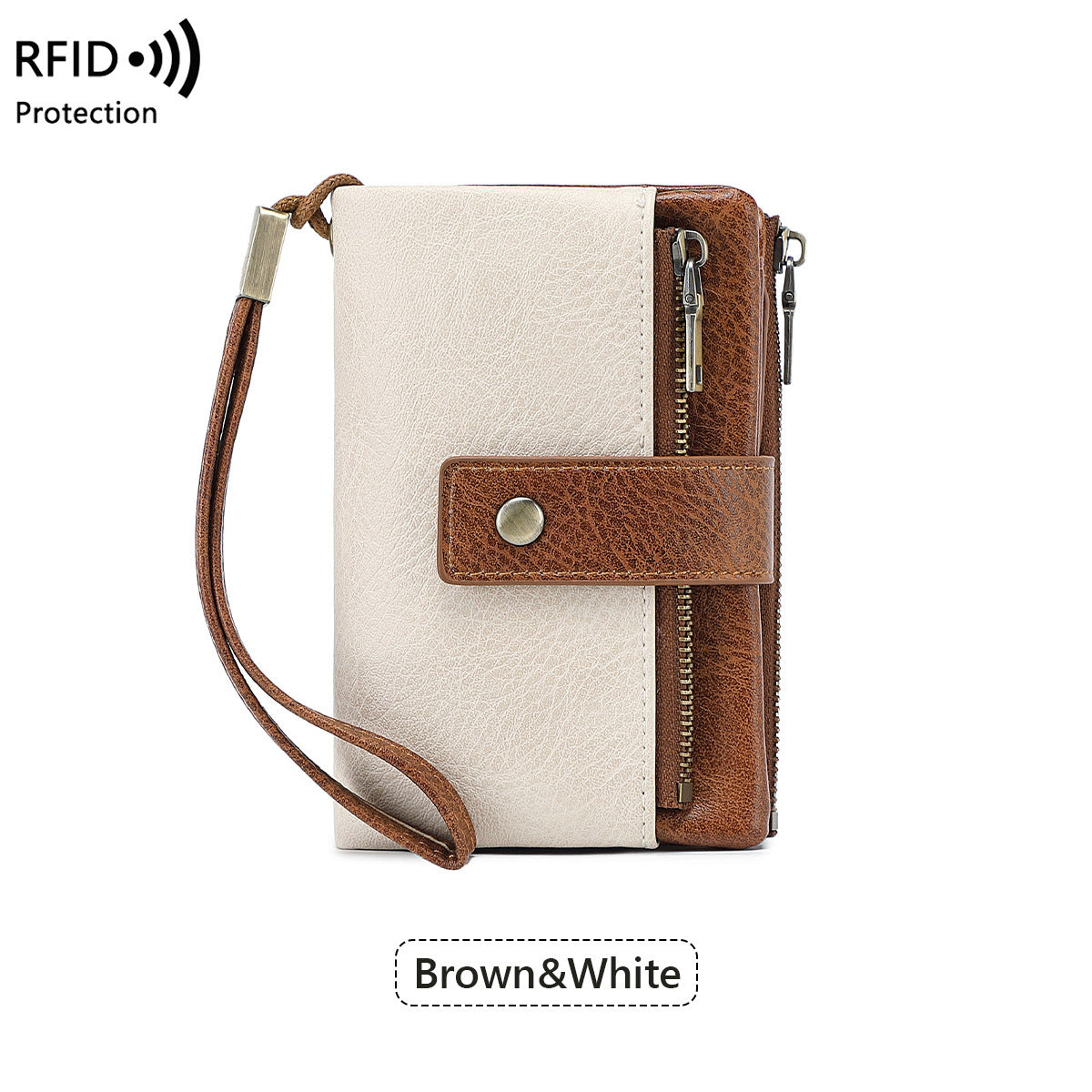 Women's Swiping Retro Off Short Style Coin Purses