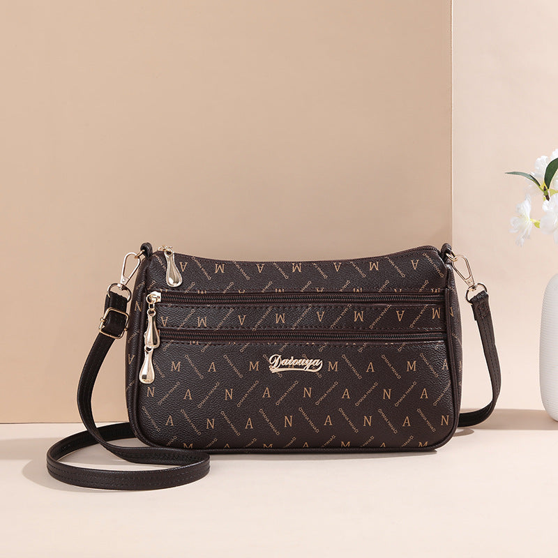 Creative Zipper Large Capacity Versatile Fashion Crossbody Bags