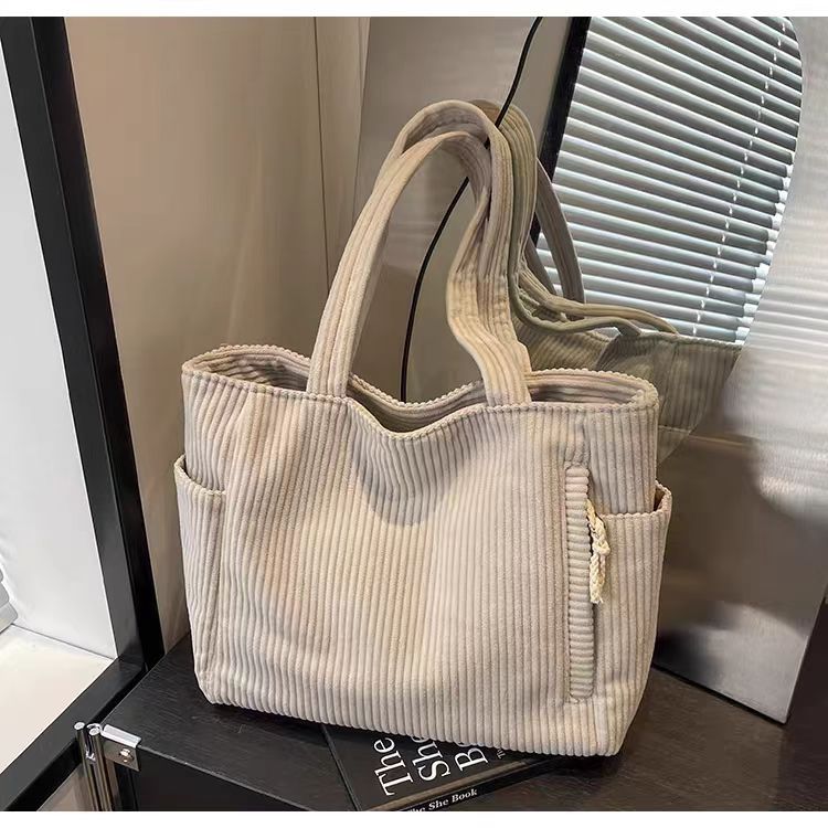Women's Creative Corduroy One Shopping Advanced Shoulder Bags