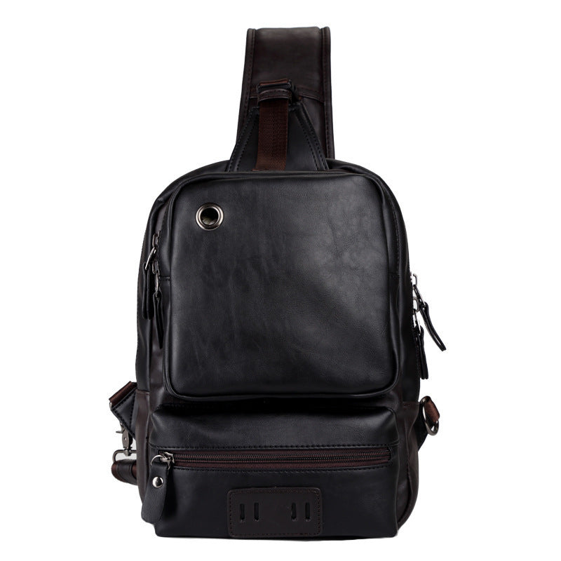 Men's Korean Style Fashion Large Capacity Tide Men's Chest Bags