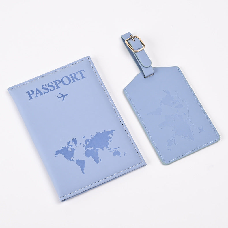Changing Map Style Passport Cover Tag Card Holder