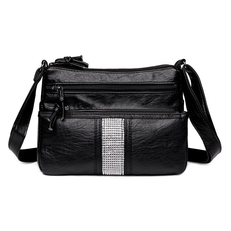Women's Soft Leather Retro Simple Fashion Large Shoulder Bags