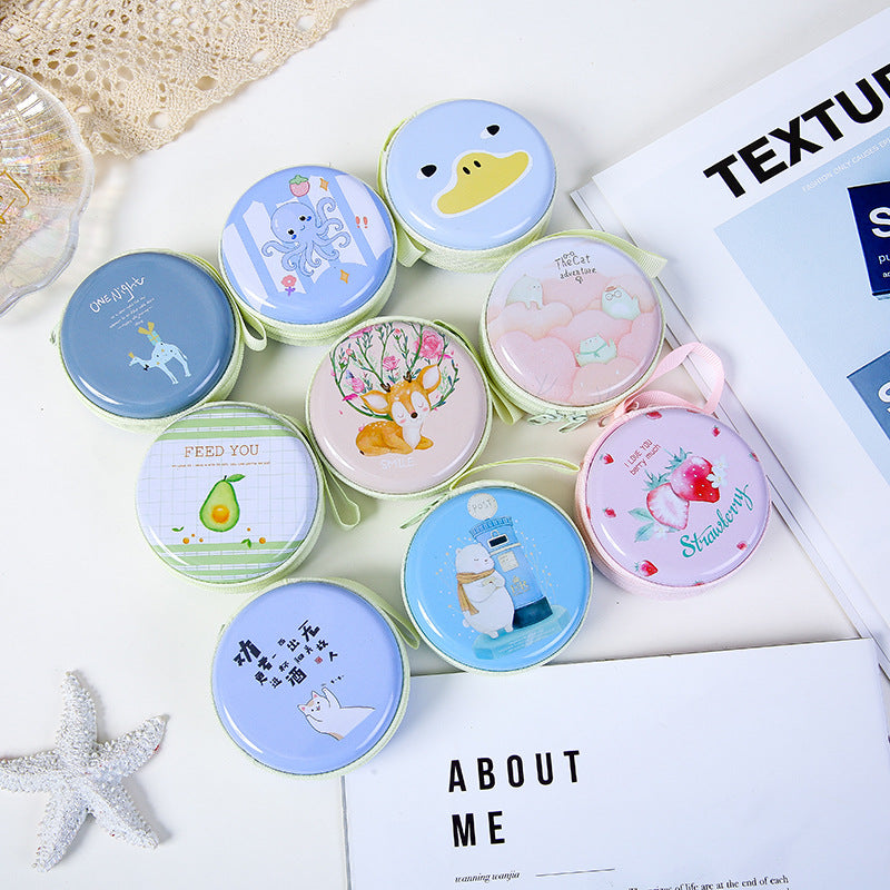 Women's Mini Hand Storage Tinplate Pocket Coin Purses