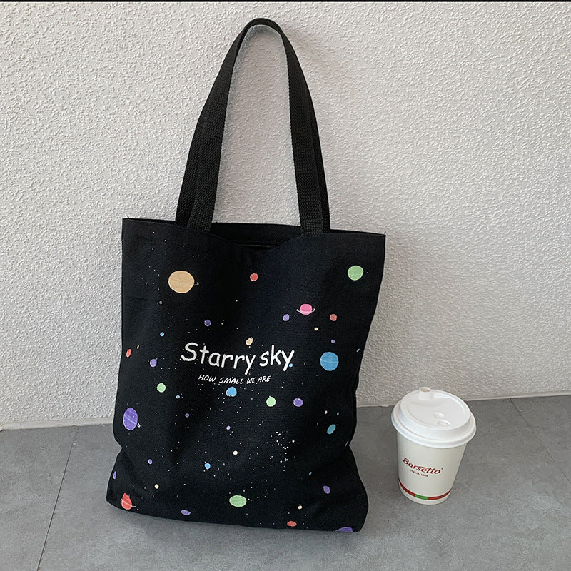Canvas Female Summer Korean Style Large Capacity Class One Shoulder Bags
