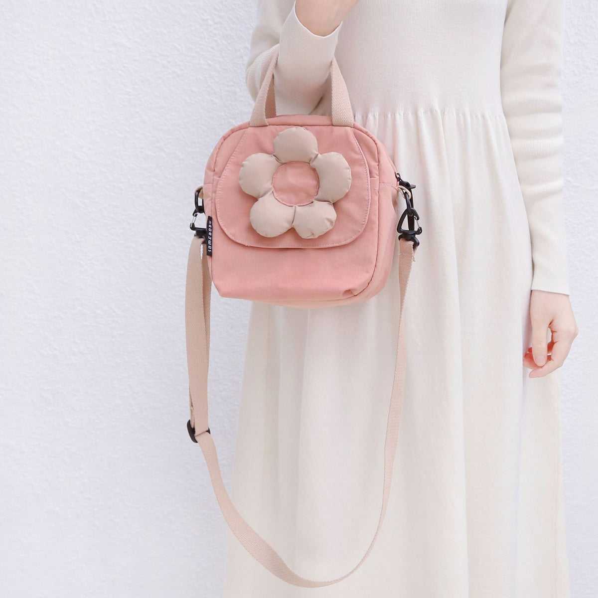 Tricolor Patch Large Flower Spring High Quality Women's Messenger Bag