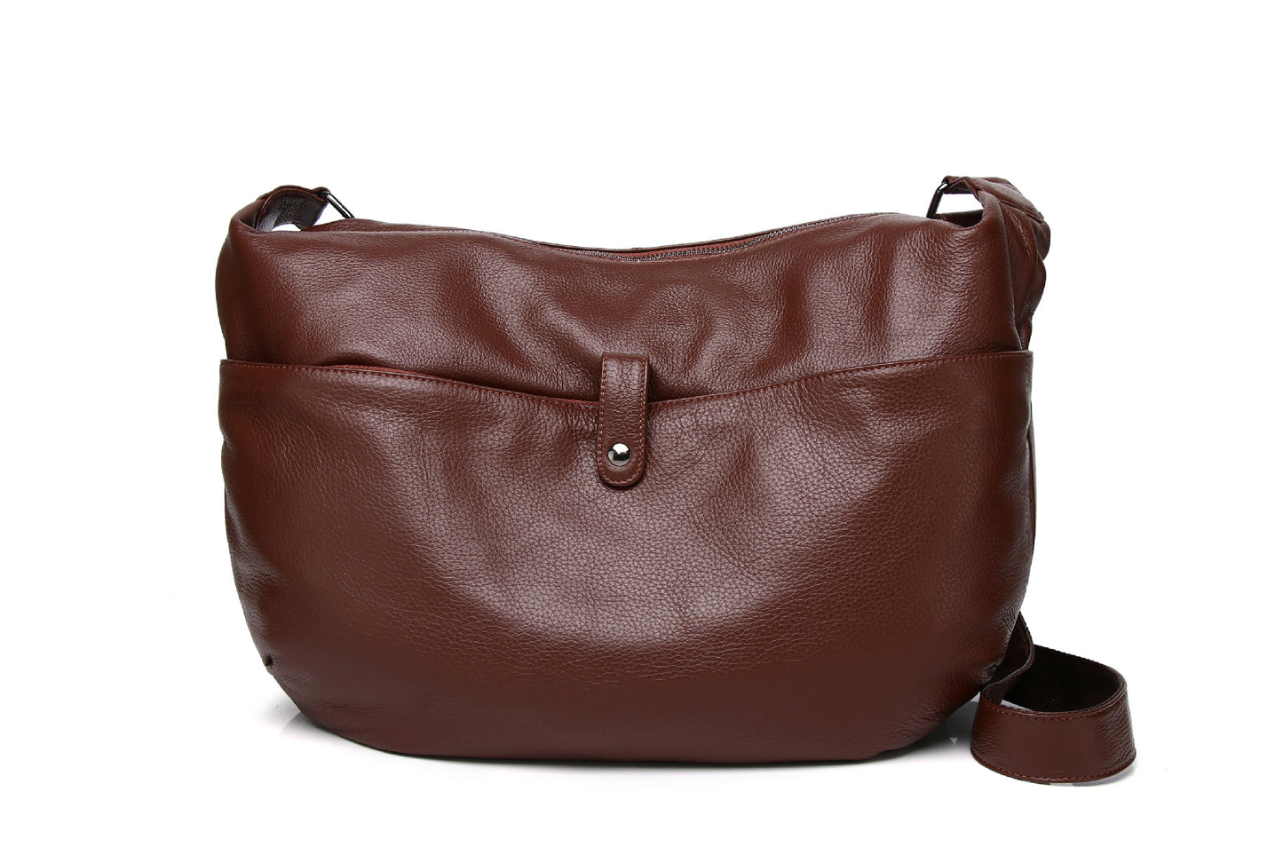 Women's Genuine Leather Soft Large Capacity Crescent Crossbody Bags