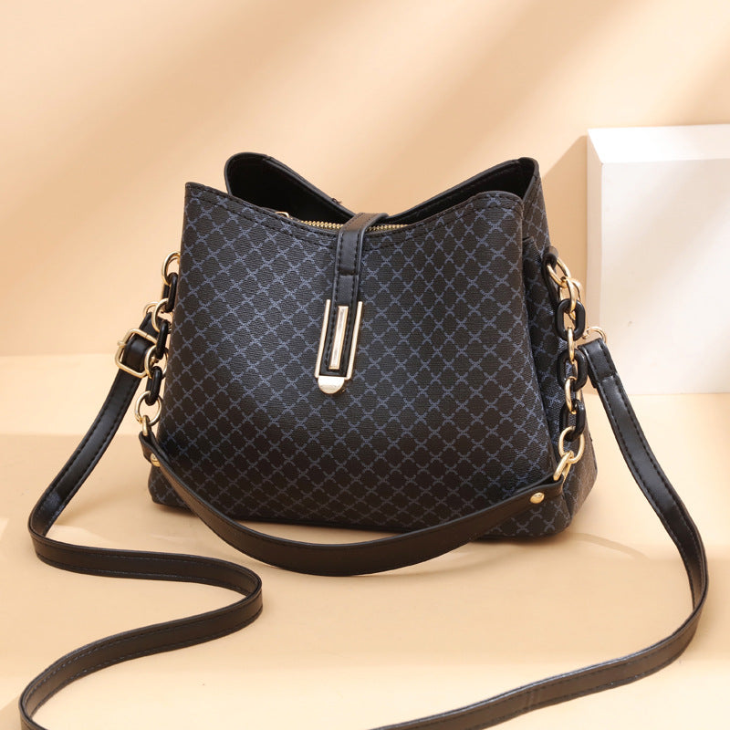 Women's Retro Pattern Fashion Large Capacity Handbags