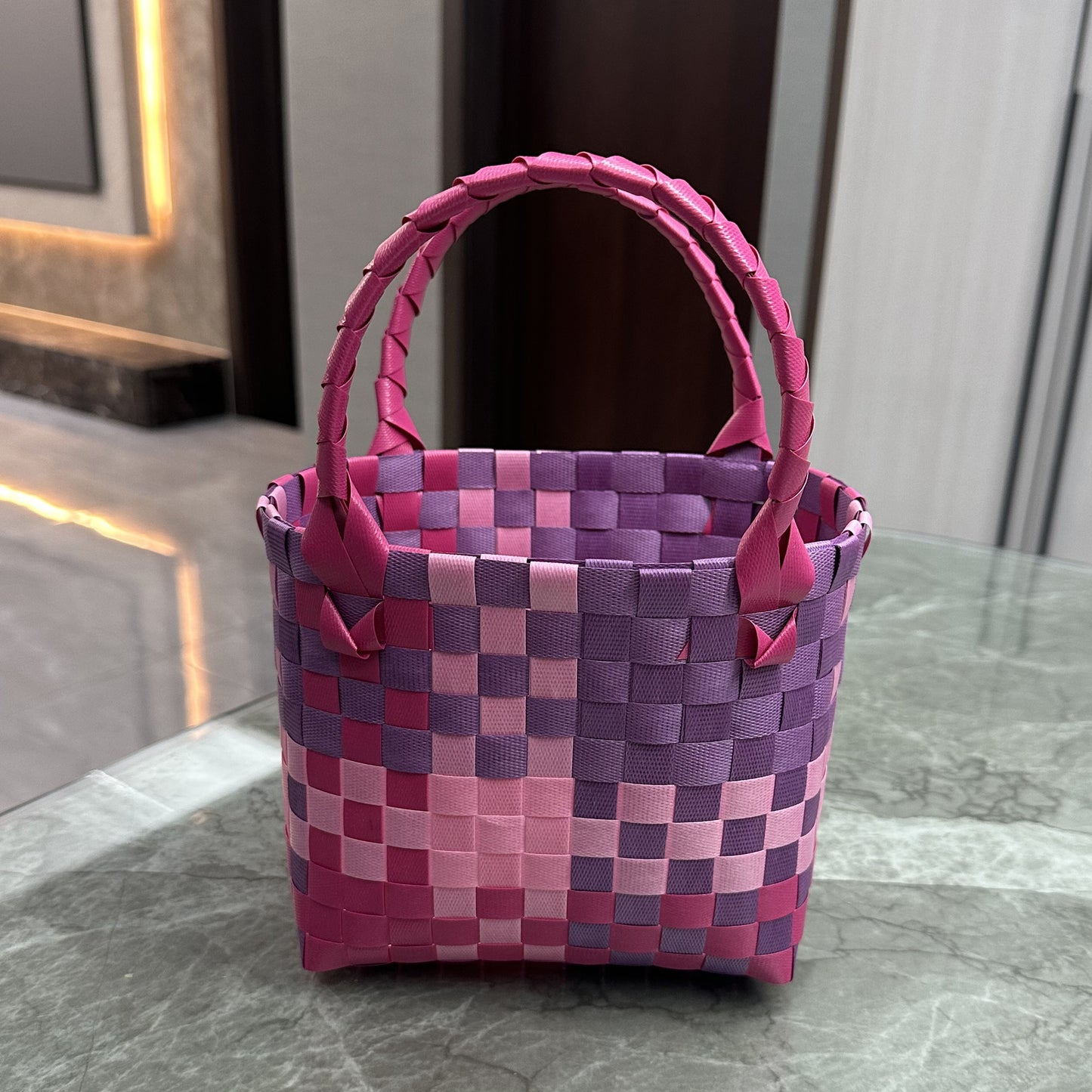 Women's & Children's & Plastic Woven Gift Basket Handbags
