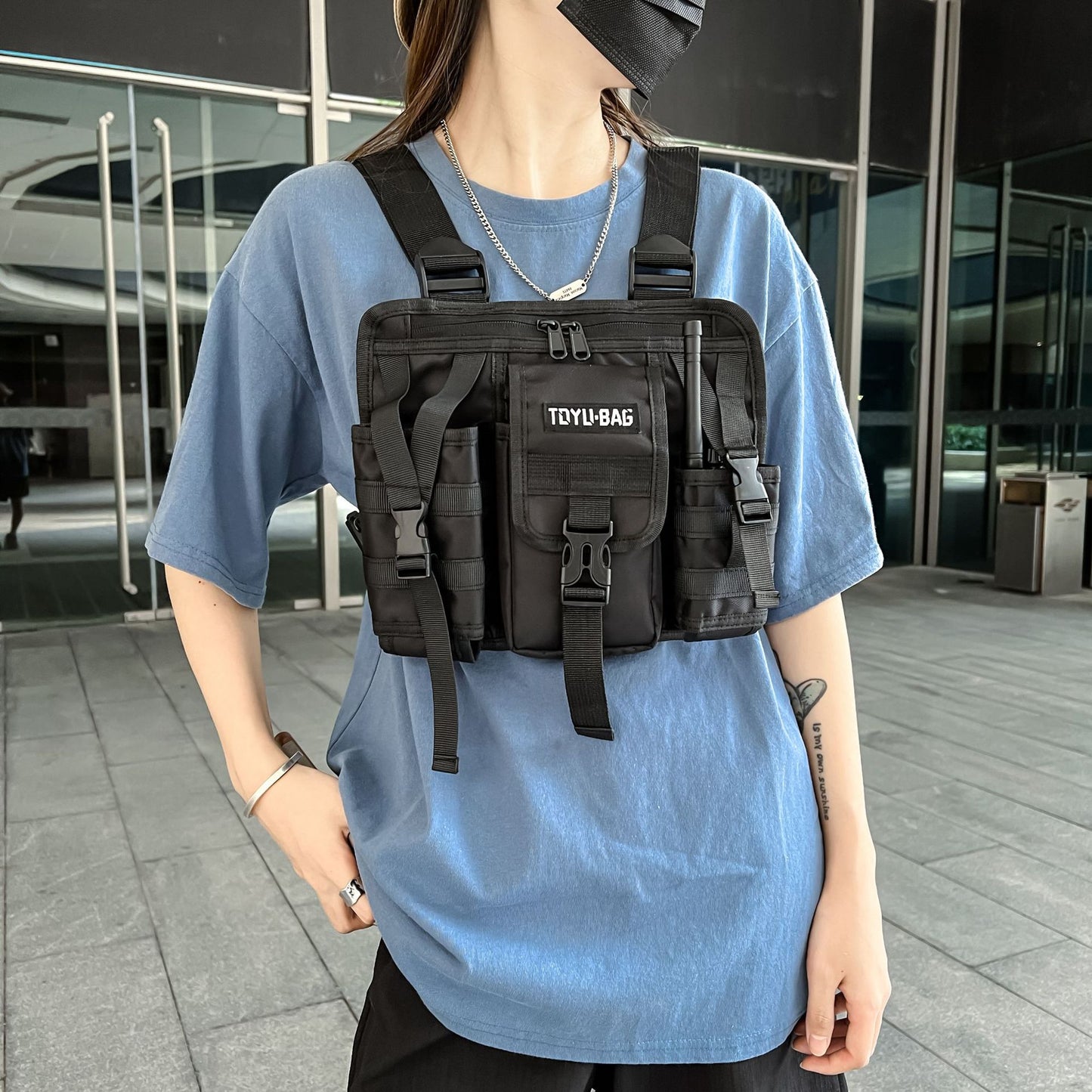 Women's & Men's Trendy And Hong Kong Style Work Clothes Backpacks