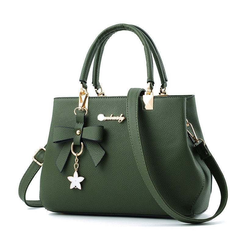 Women's Korean Fashion Bow Portable Mother Shoulder Bags