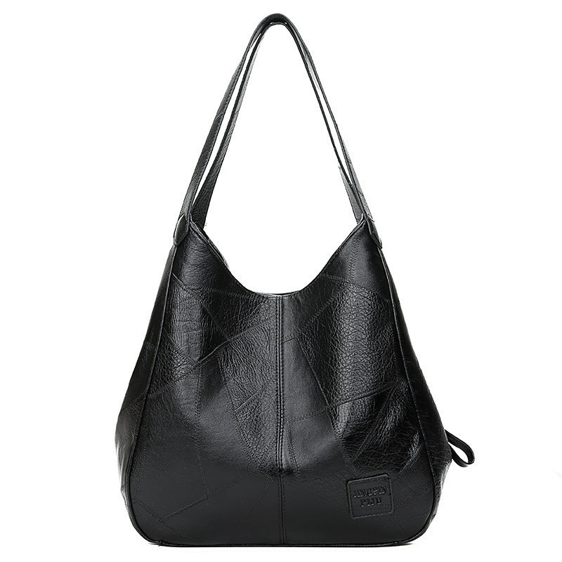 Women's Soft Leather Large Capacity Versatile Korean Crossbody Bags