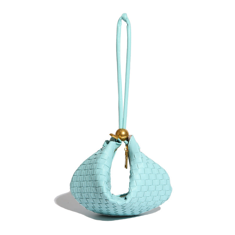Women's Fashion Underarm Fresh Solid Color Dumpling Shoulder Bags