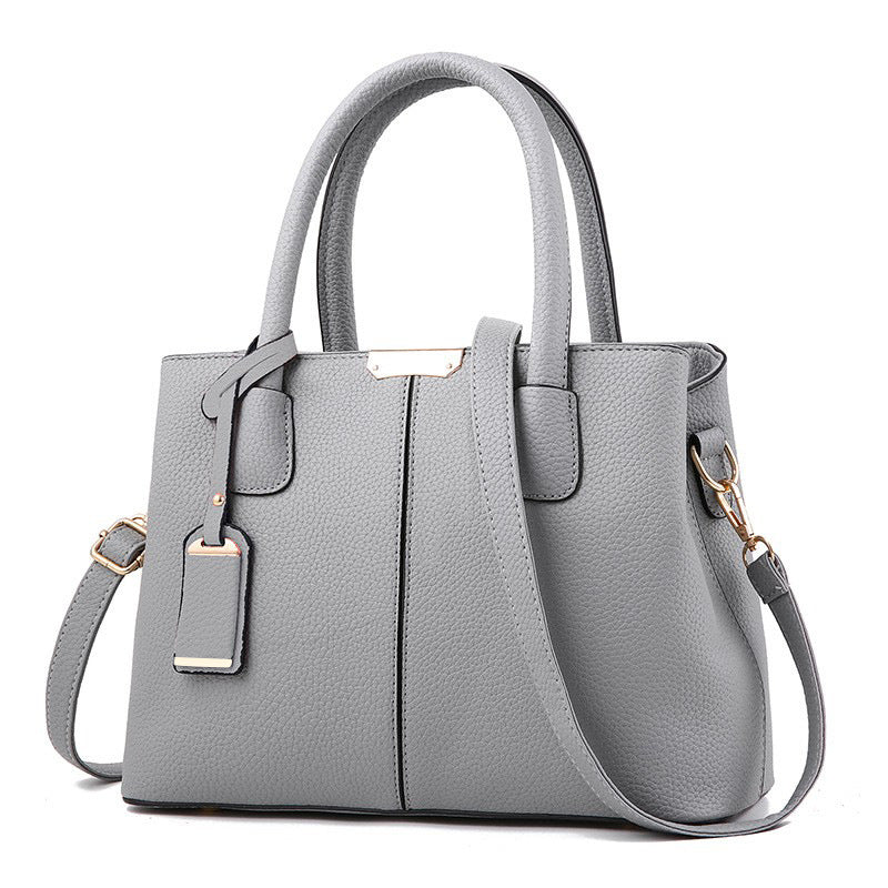 Women's Comfortable Graceful Litchi Pattern Fashion Handbags