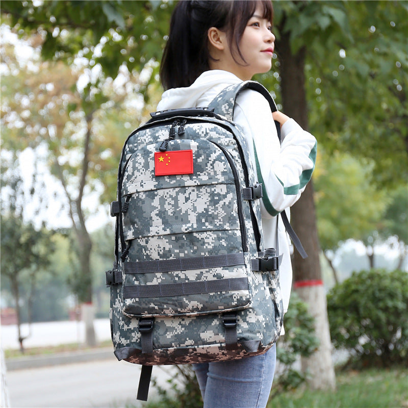 Flag Style Army Fan Large Capacity Backpacks