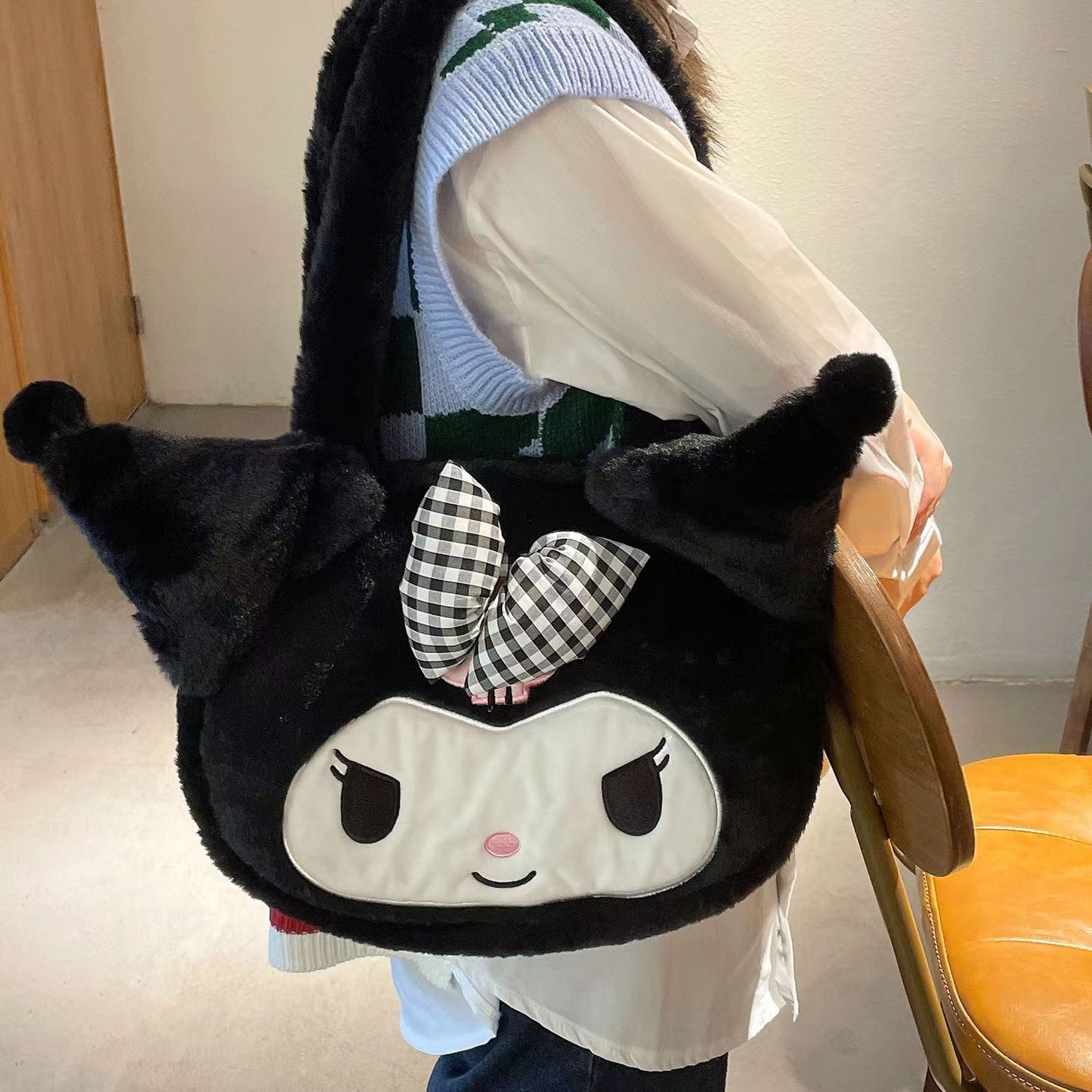 Good-looking Portable Cute Cartoon Large Capacity Shoulder Bags