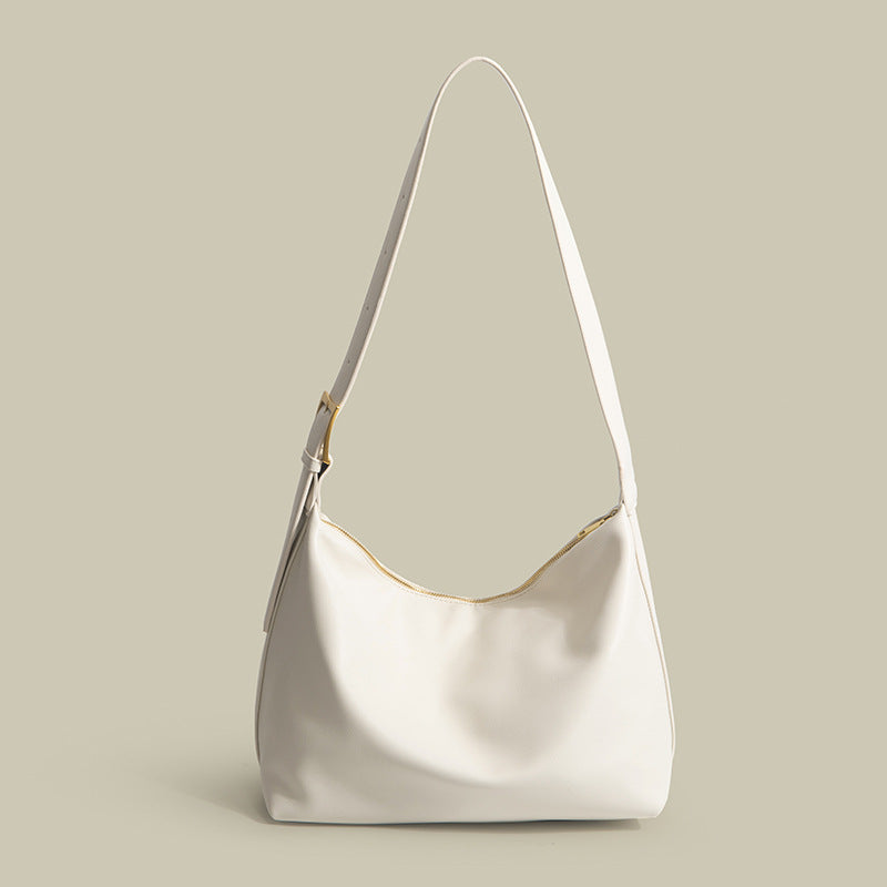 Women's Capacity Totes High-grade Pure Color Wide Crossbody Bags