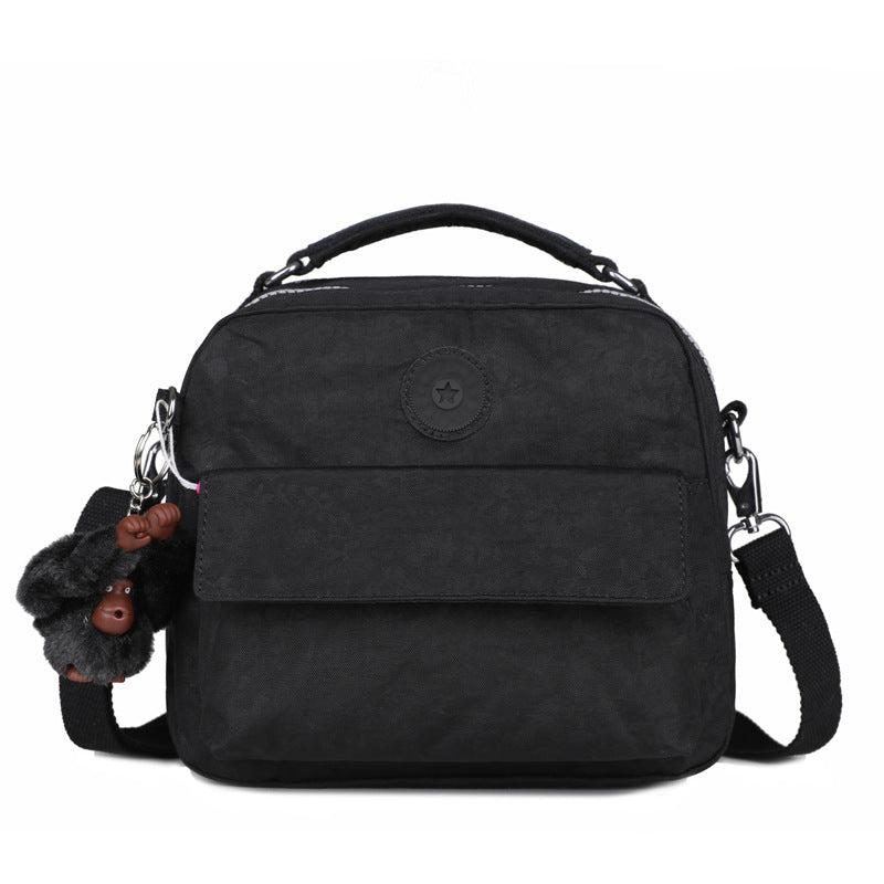 Monkey Nylon Canvas Lightweight Single Portable Crossbody Bags