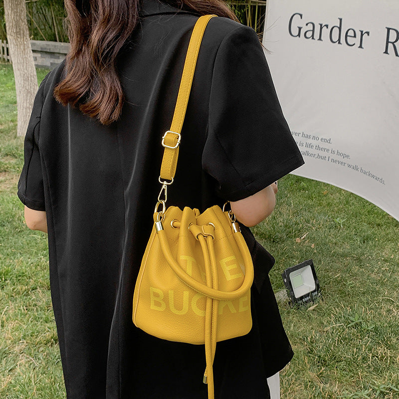 Slouchy Women's Glamorous Fashion Popular Letter Shoulder Bags
