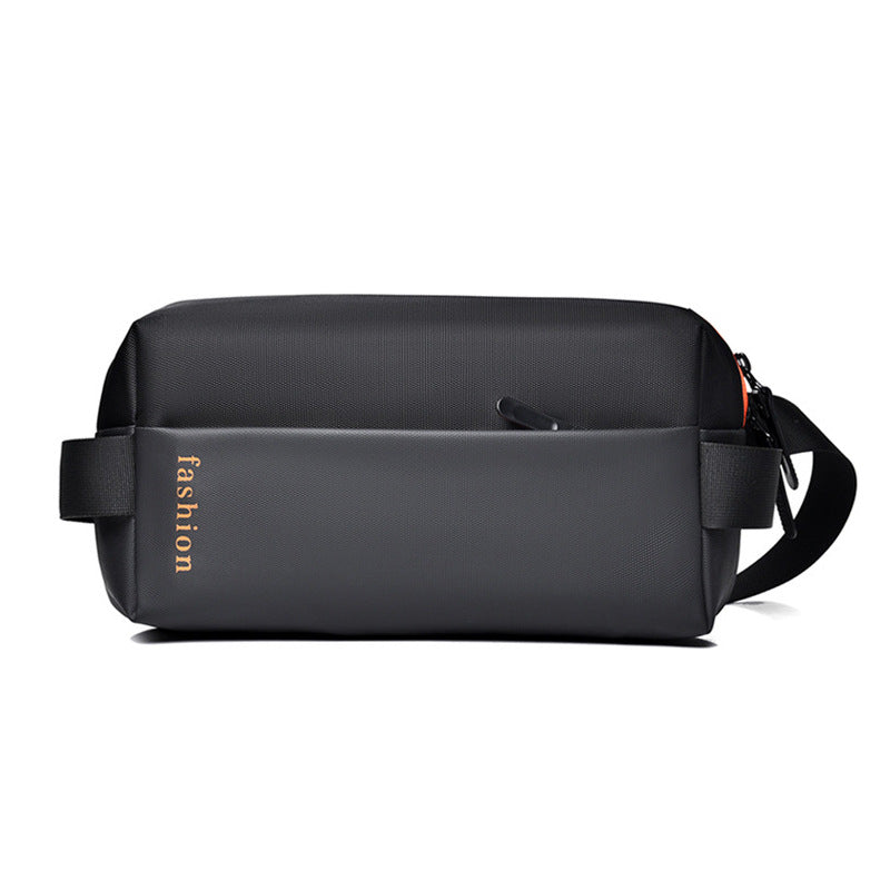 Men's Light Tide Stitching Fashion Simple Commute Men's Chest Bags