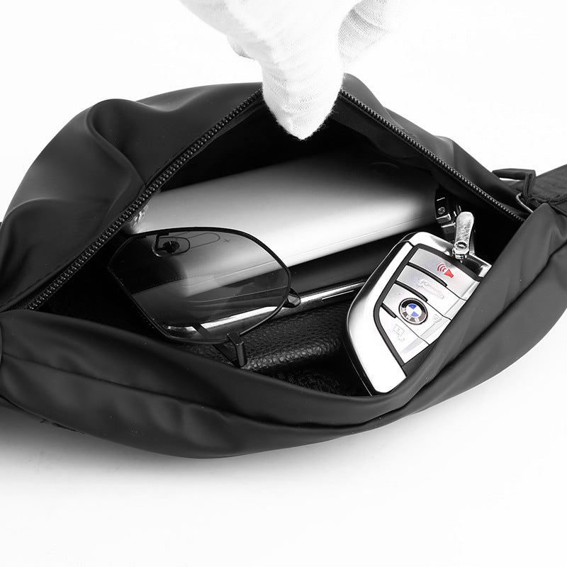 Men's Trendy Cycling Simple Solid Color Bags
