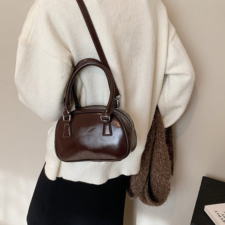 Women's Vintage Fashionable Korean Style Pillow High Handbags
