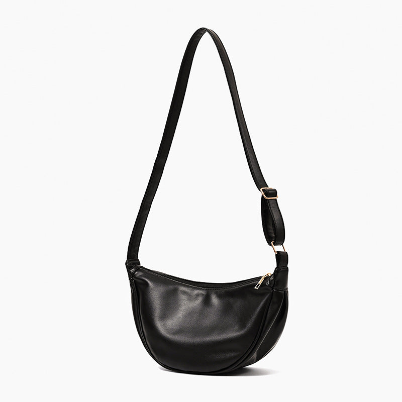 High-grade Soft Leather Dumpling Schoolgirl Minority Crossbody Bags