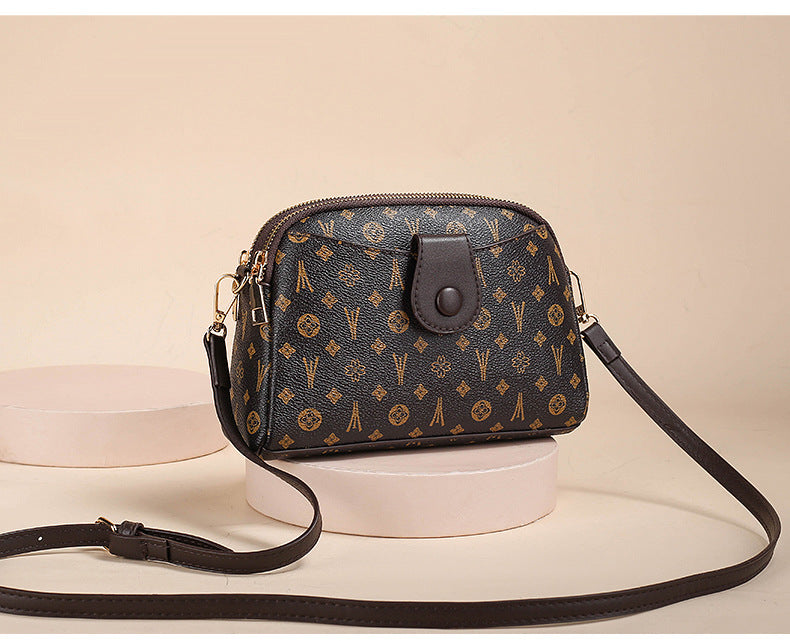 Mini Shell Korean Retro Printed Summer Mom Crossbody Bags