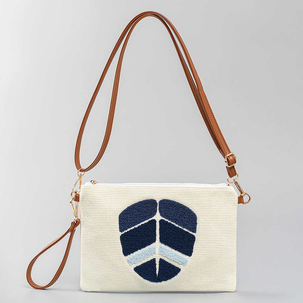 Women's Clutch Detachable Strap Leisure Holiday Towel Shoulder Bags