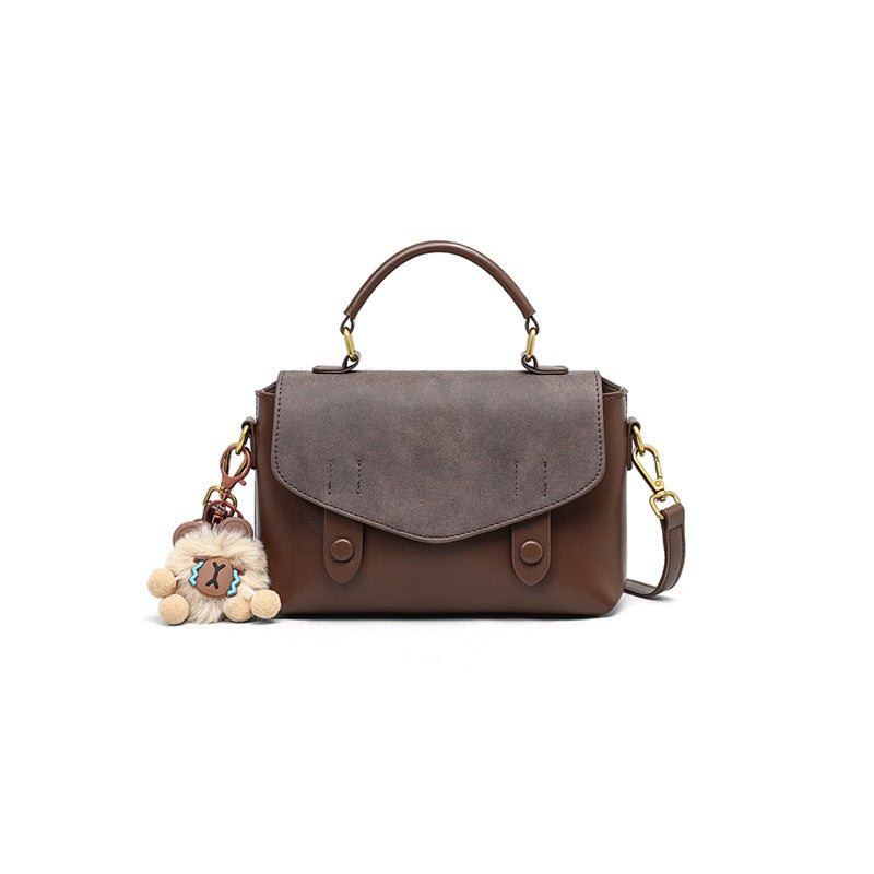 Women's Good-looking Retro Portable Leather Cambridge Women's Messenger Bag