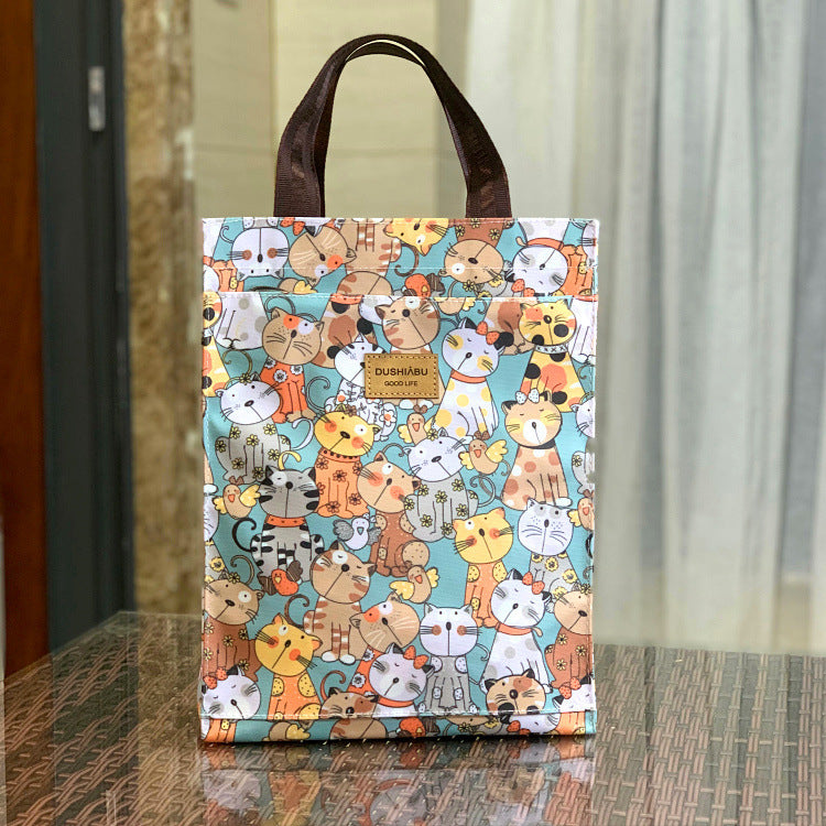 Volume Waterproof Lunch Box Snack Make-up Handbags