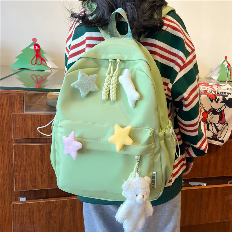 Women's Cute Cartoon Large Capacity Fresh Primary Backpacks