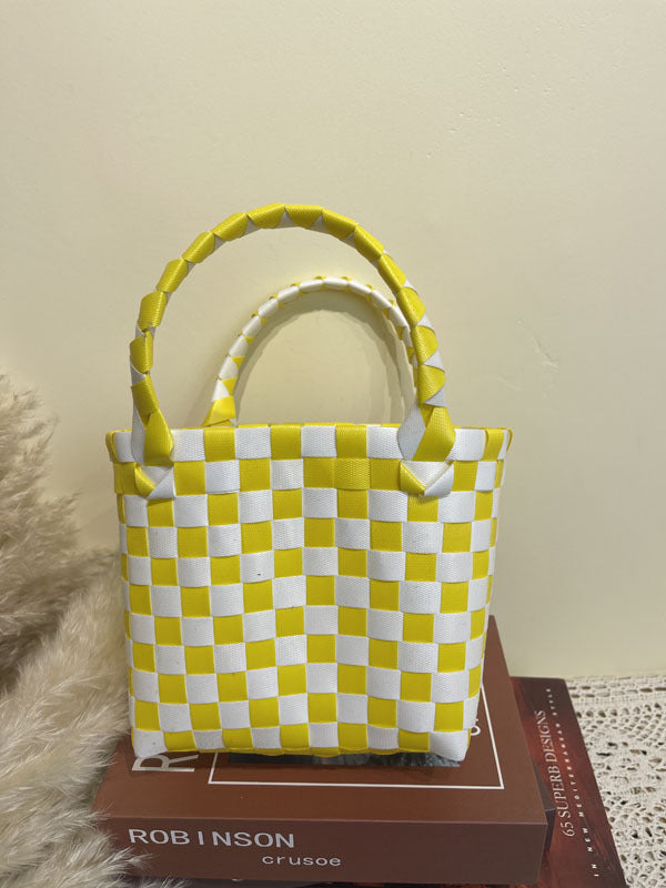Woven Vegetable Basket Group Building Hand-made Wedding Companion Handbags