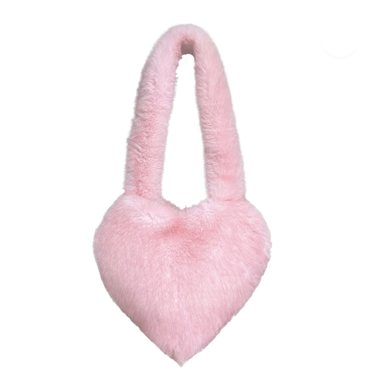 Sweet Cool Fairy Pink Heart Portable Hot Imitation Handbags