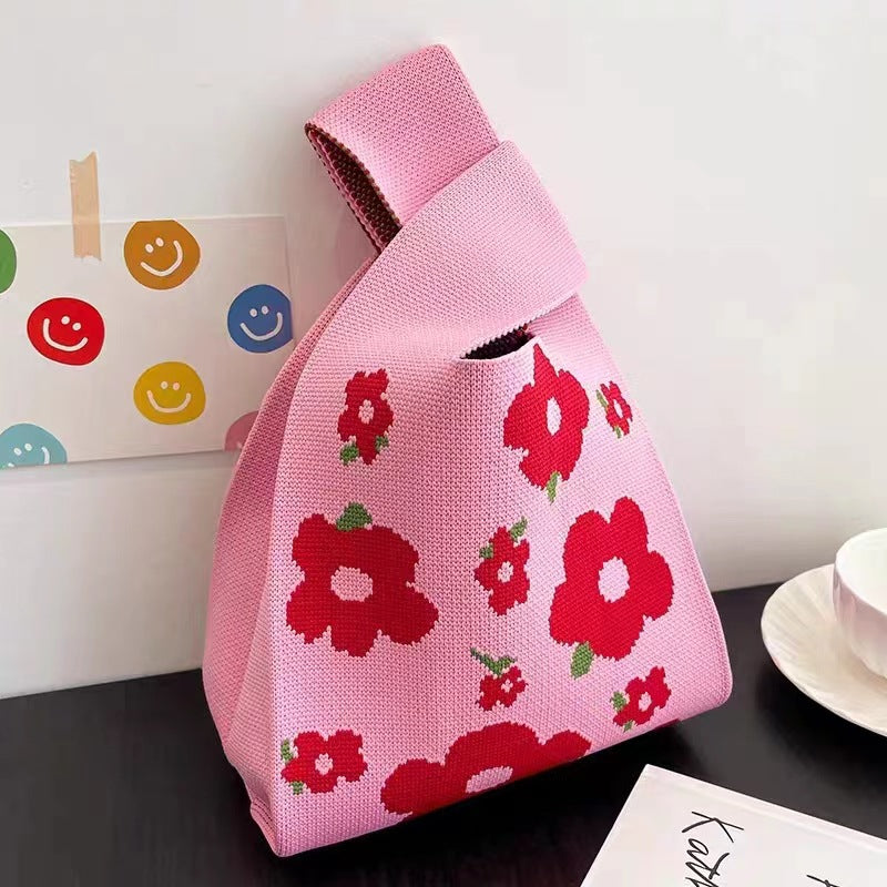 Women's Wool Version Hand Carrying Box Handbags
