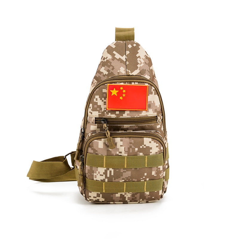 Men's Army Fan Waterproof Camouflage Slingshot Men's Chest Bags