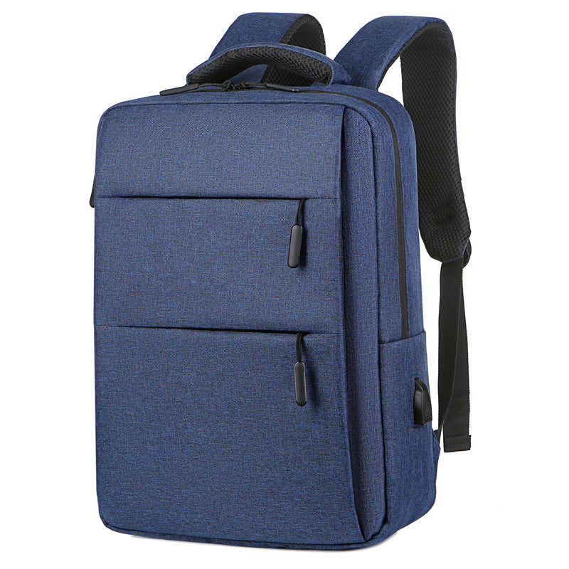 Cloth Double Zipper Waterproof Computer Business Backpacks