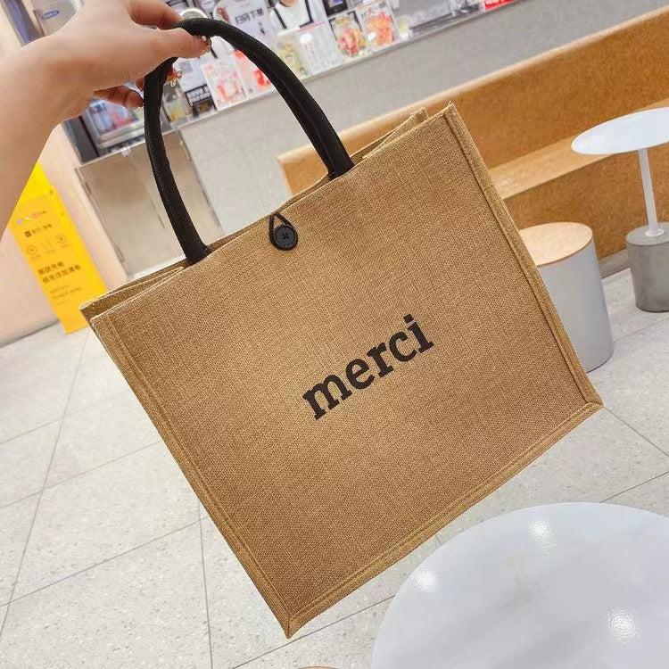 Beautiful Linen Large Capacity Advanced Mummy Handbags