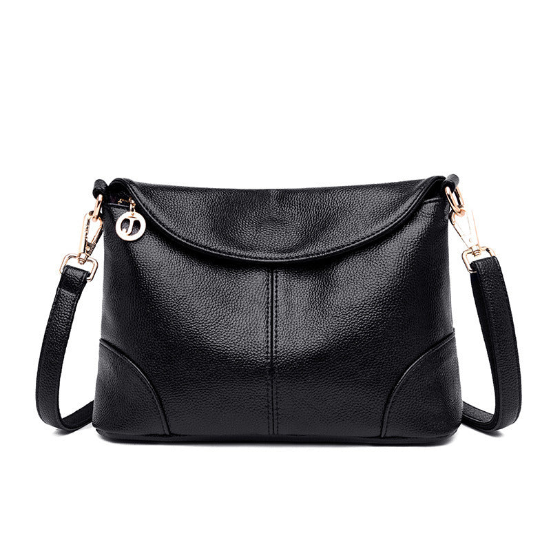 Women's Female Fashion Mother Soft Leather Shoulder Bags