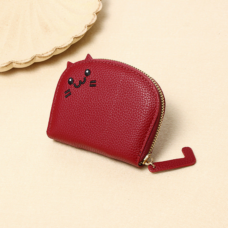 Graceful Cat Cute Advanced Cartoon Change Ladies Wallet